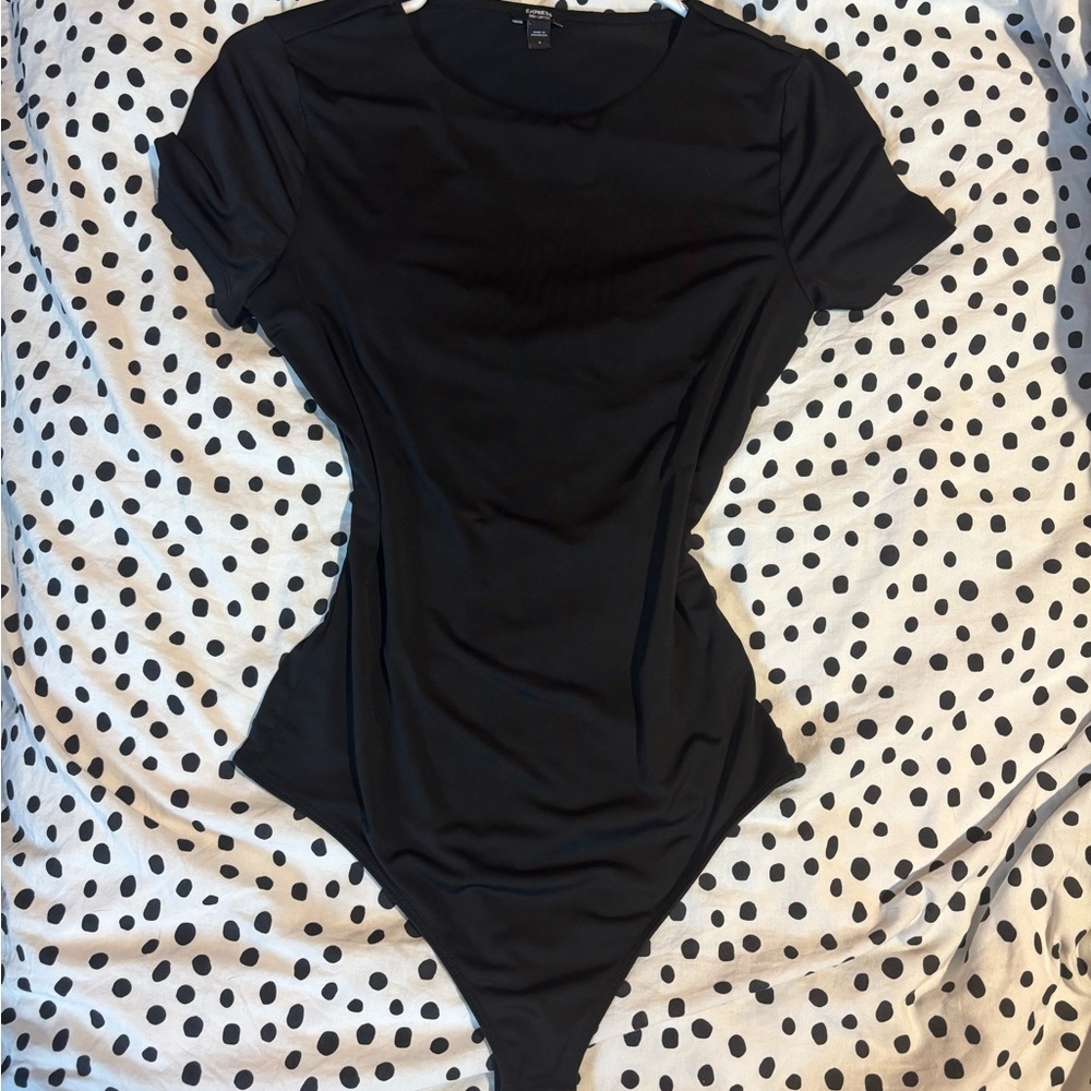 Express Black Body Contour Top